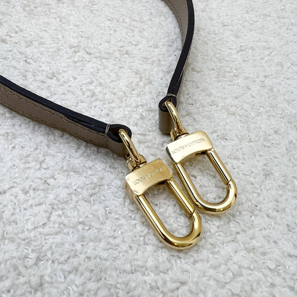 LV Diane PM in Tourterelle (Grey) / Creme Giant Monogram Empreinte Leather and GHW