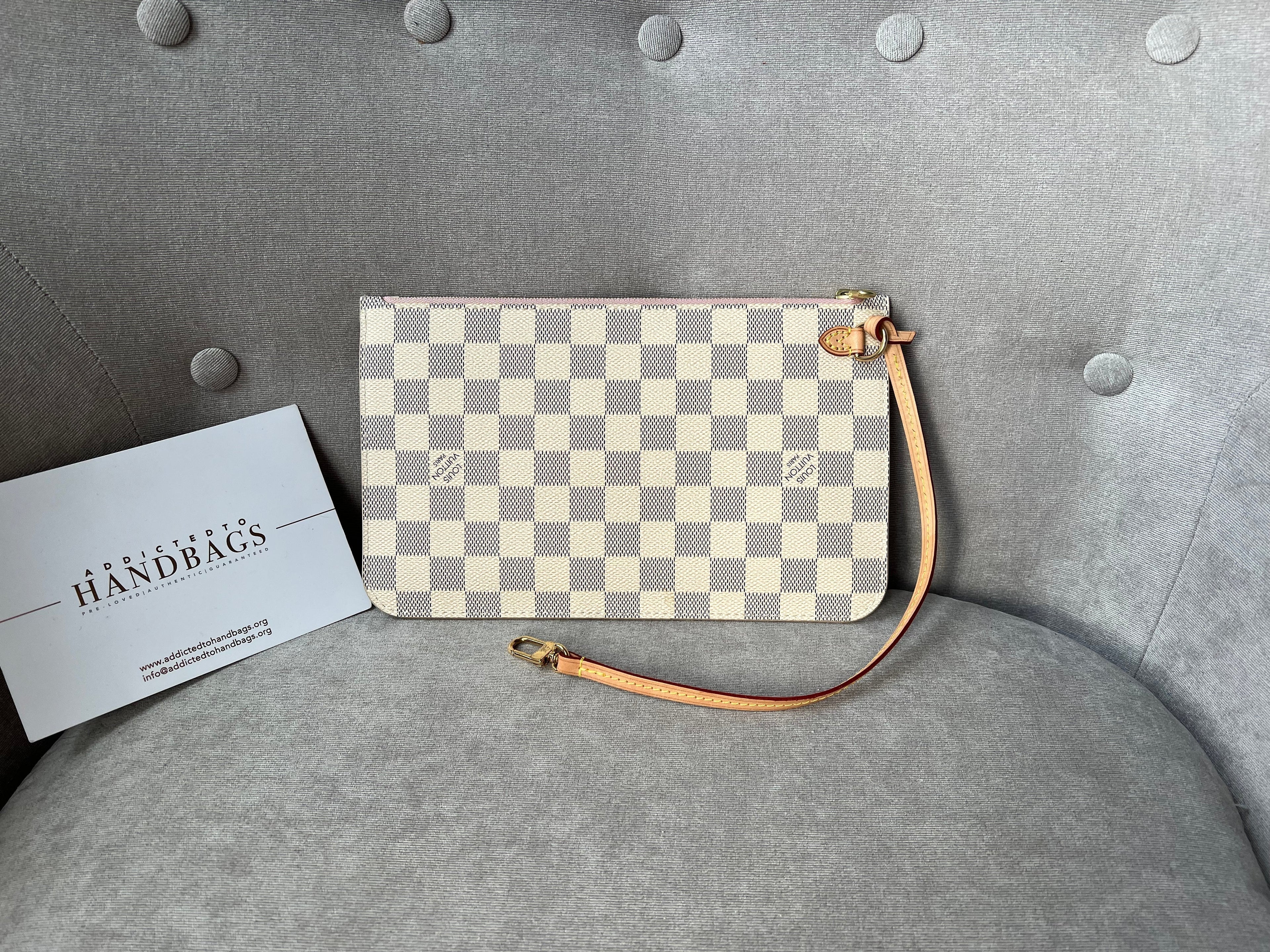 Louis Vuitton Pouch (from Neverfull MM) in Damier Azur