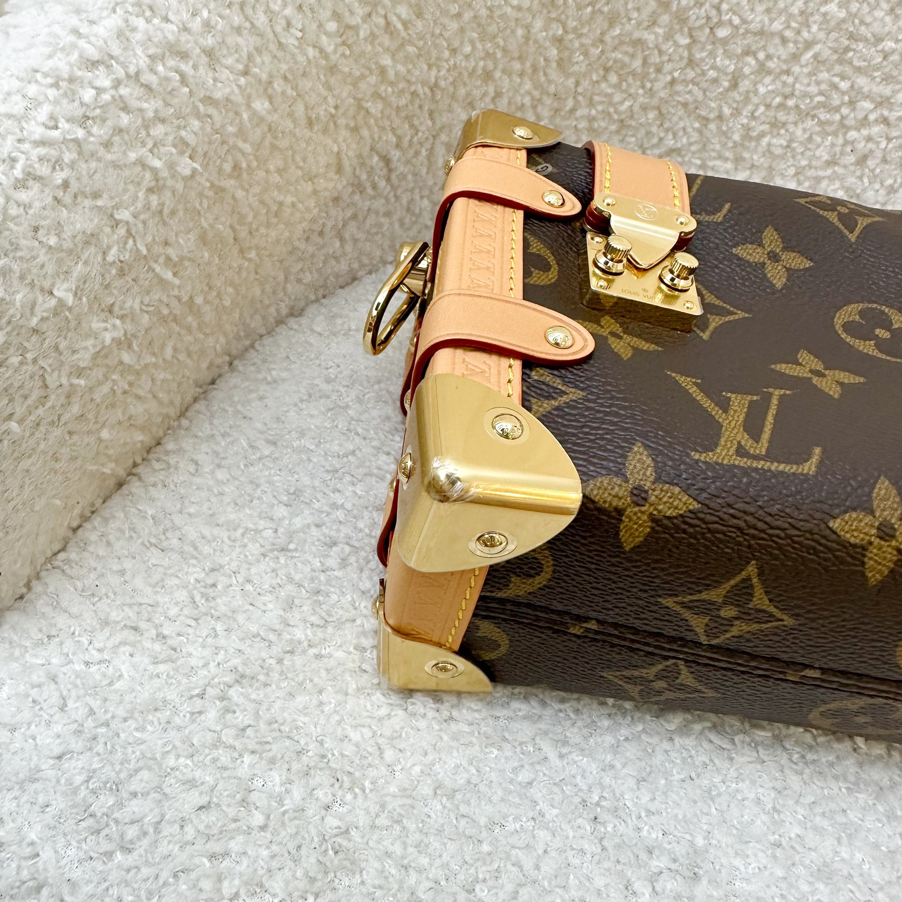 LV Side Trunk PM Bag in Monogram Canvas and GHW