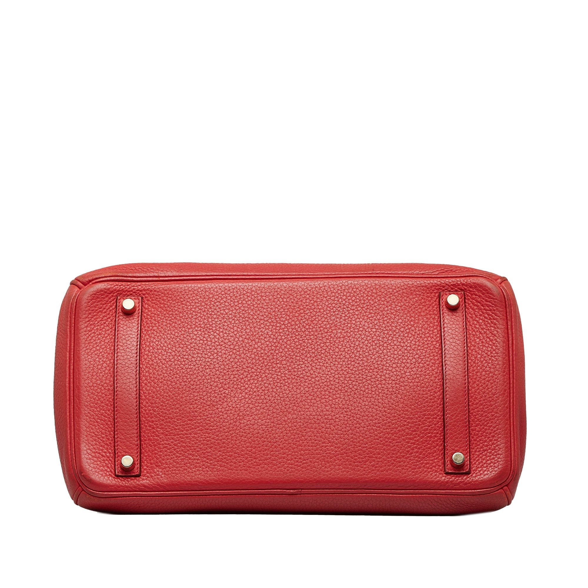 HermÃƒÆ’Ã‚Â¨s Birkin 35 Red Clemence Gold