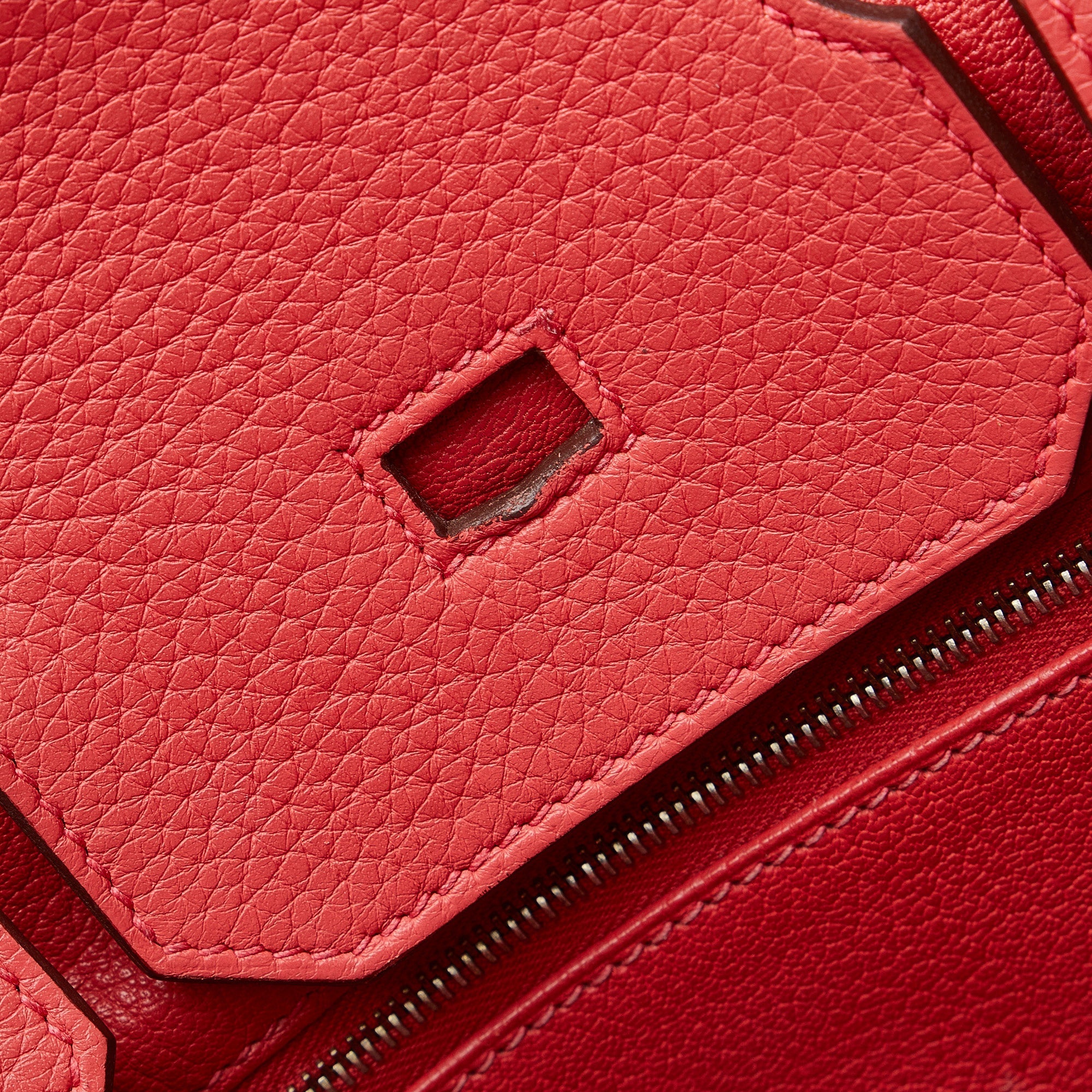 HermÃƒÆ’Ã‚Â¨s Birkin 35 Red Clemence Gold