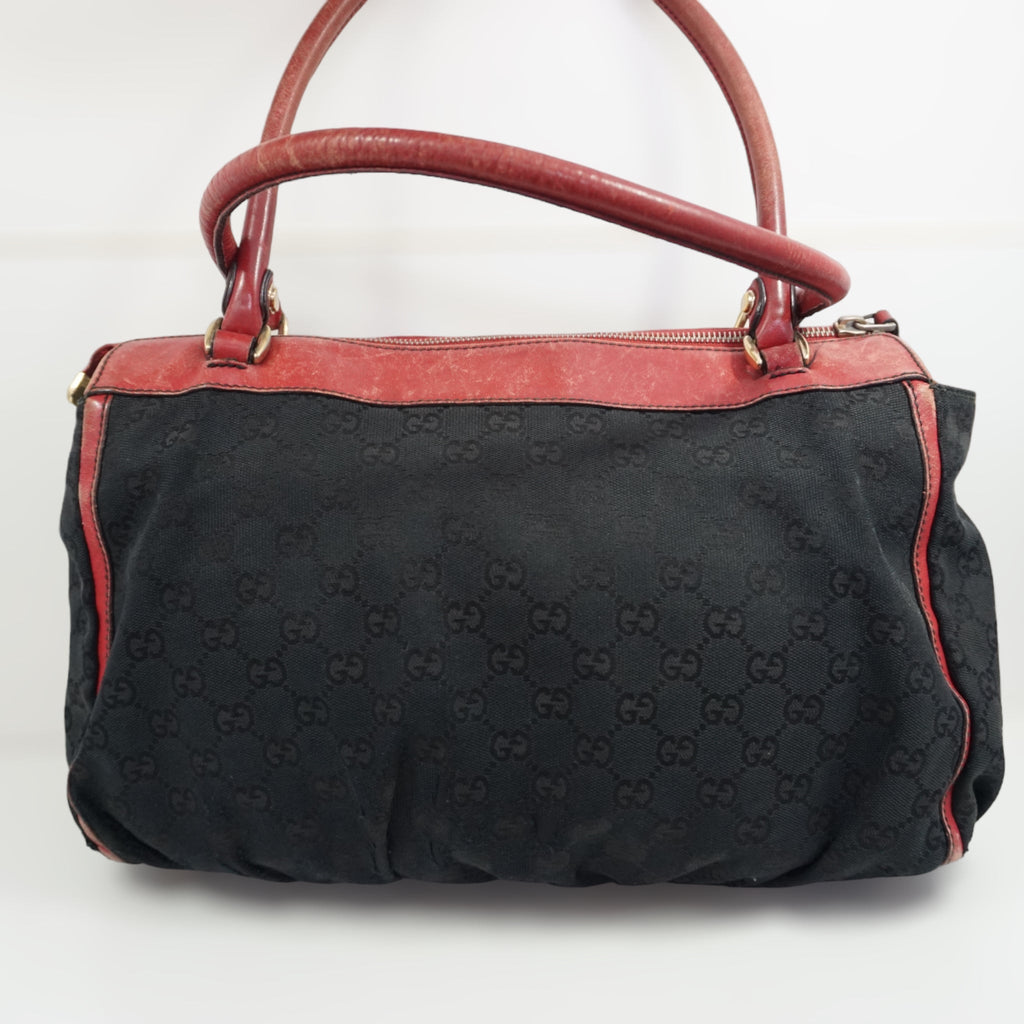 Gucci Sort og RÃƒÆ’Ã‚Â¸d Skuldertaske