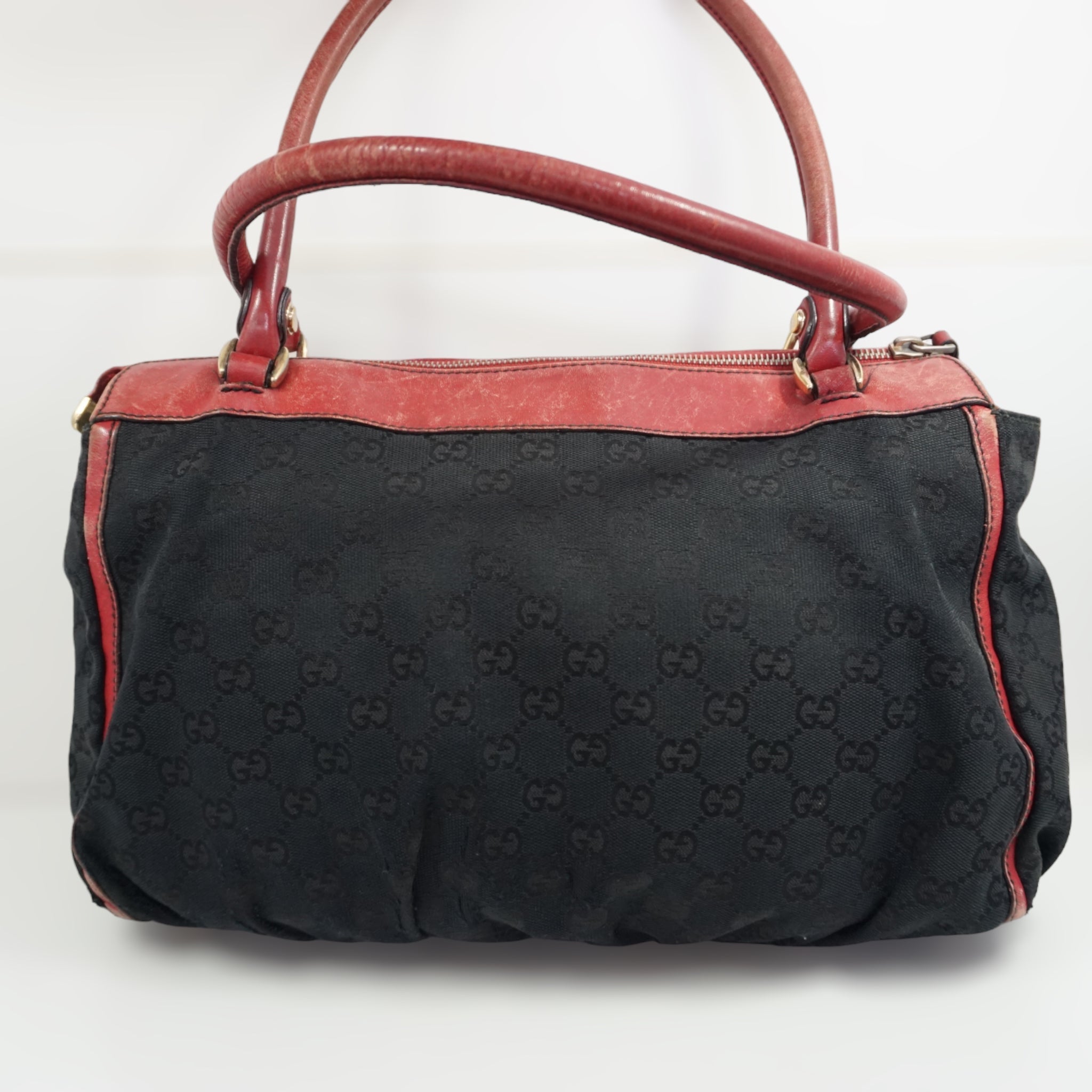 Gucci Sort og RÃƒÆ’Ã‚Â¸d Skuldertaske