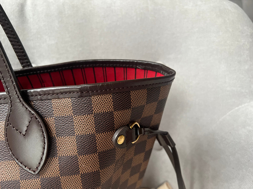 Louis Vuitton Neverfull MM Damier Ebene Cherry Interior (RRP £1,410)