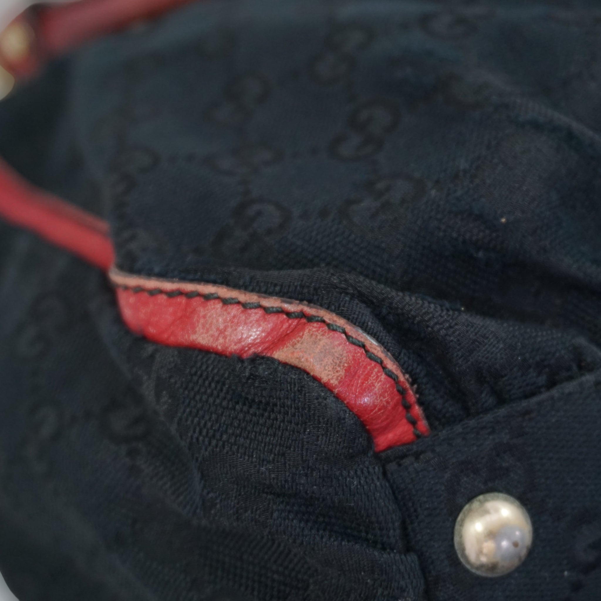Gucci Sort og RÃƒÆ’Ã‚Â¸d Skuldertaske