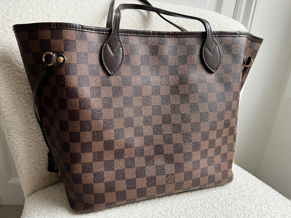 Louis Vuitton Neverfull MM Damier Ebene Cherry Interior (RRP £1,410)