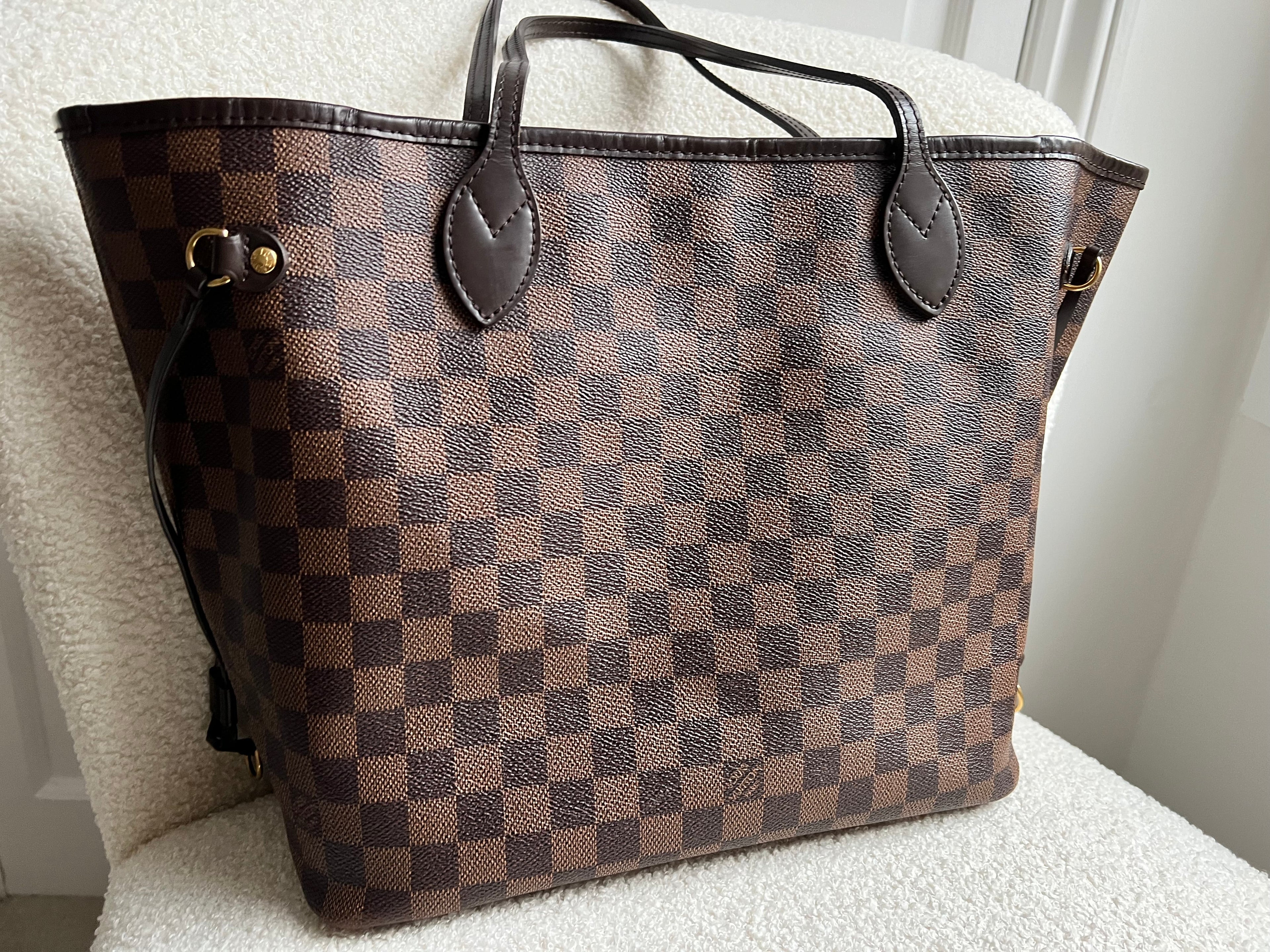 Louis Vuitton Neverfull MM Damier Ebene Cherry Interior (RRP £1,410)