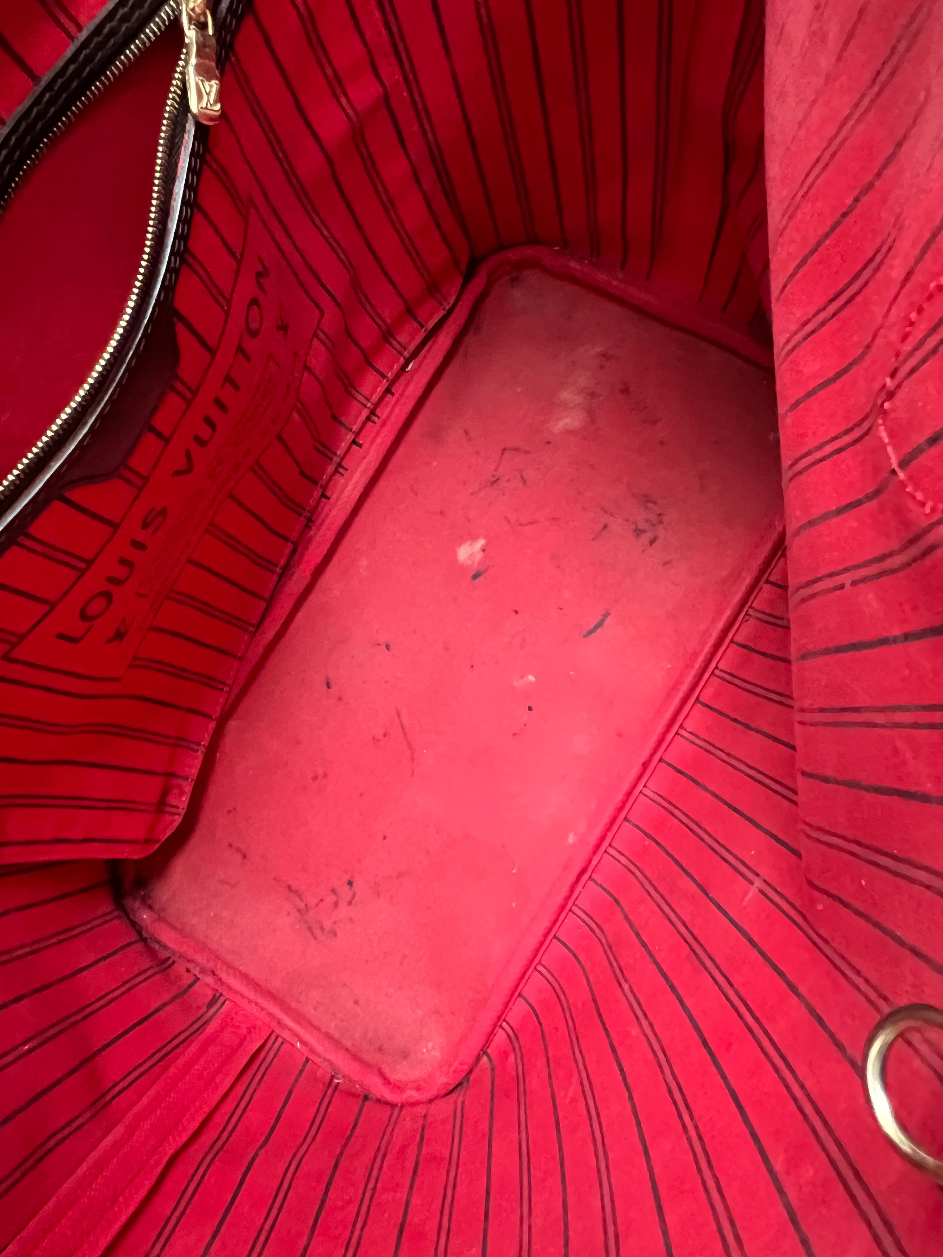 Louis Vuitton Neverfull MM Damier Ebene Cherry Interior (RRP £1,410)