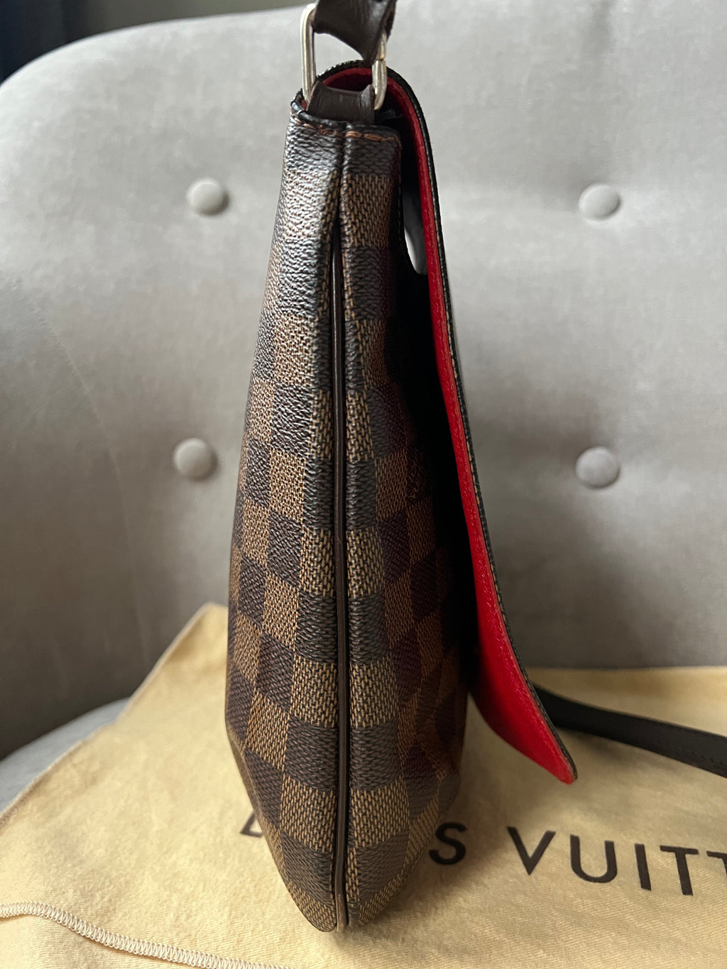 Louis Vuitton Musette Salsa PM (long strap version) Damier Ebene