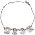 Christian Dior bracelet Metal, Rhinestone Silver