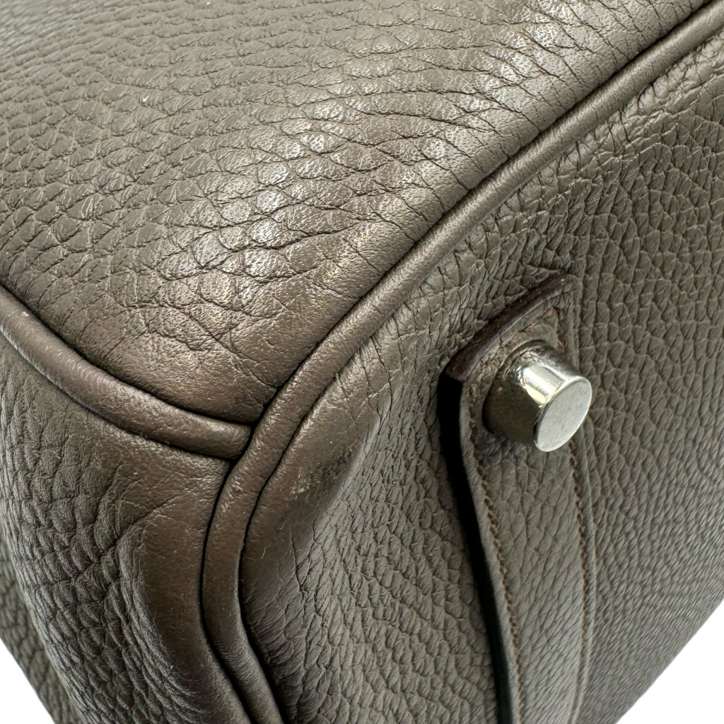 HermÃƒÆ’Ã‚Â¨s Birkin 35 Etain Clemence Palladium