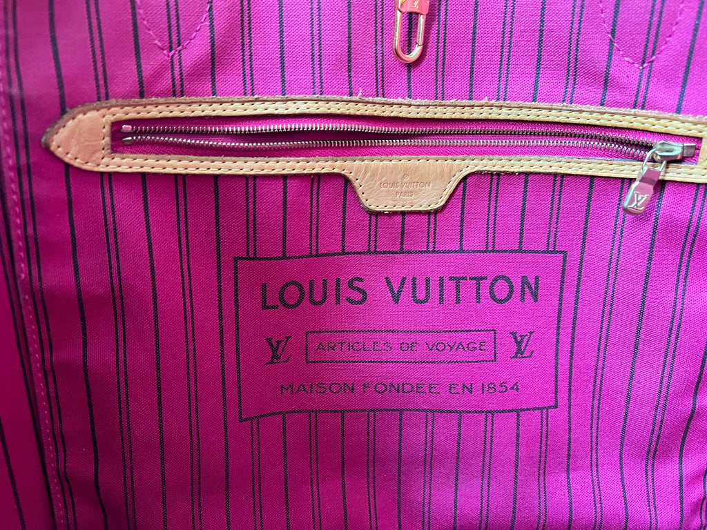Louis Vuitton Neverfull GM Monogram Pivoine Interior (RRP £1,460)