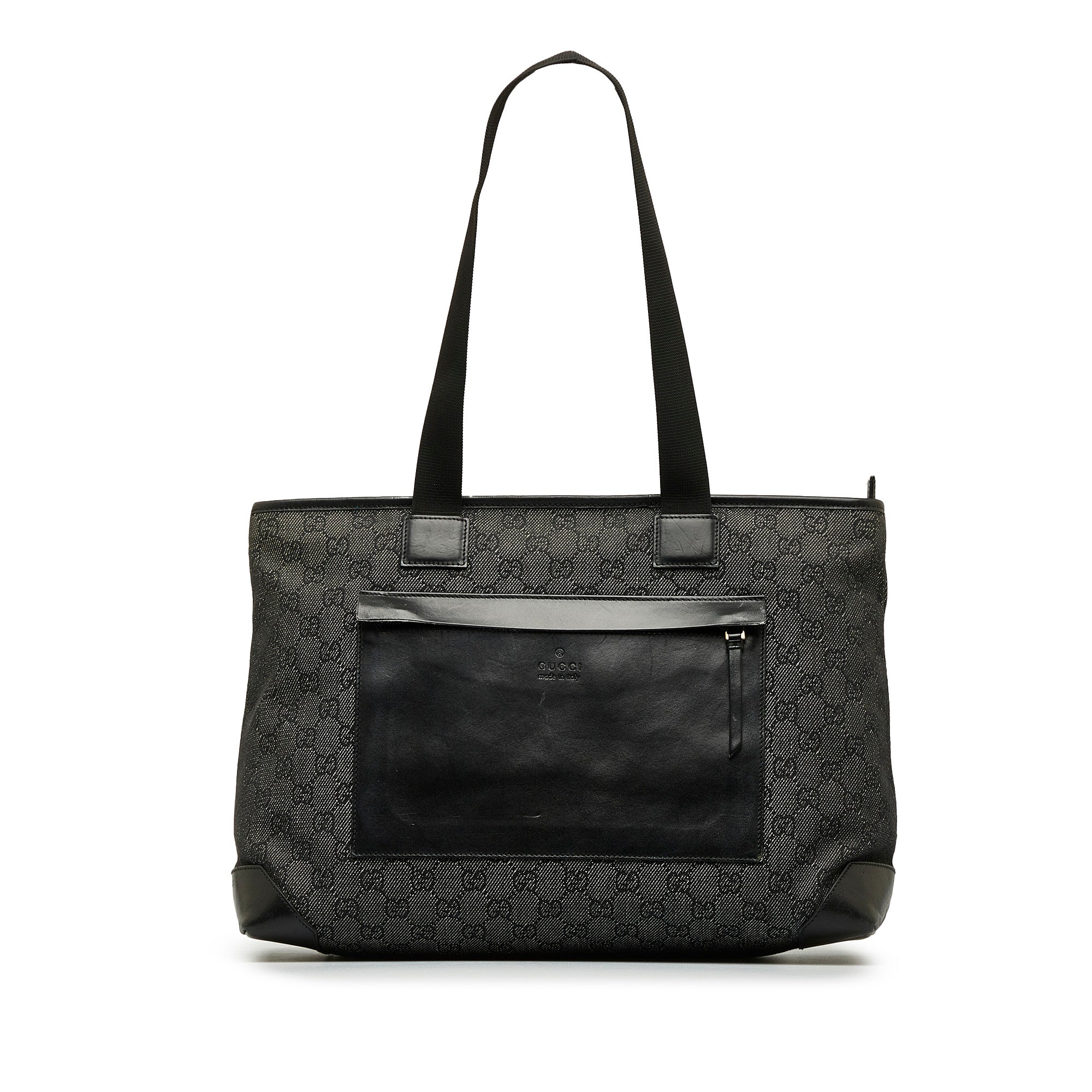 Black Gucci GG Canvas Tote Bag