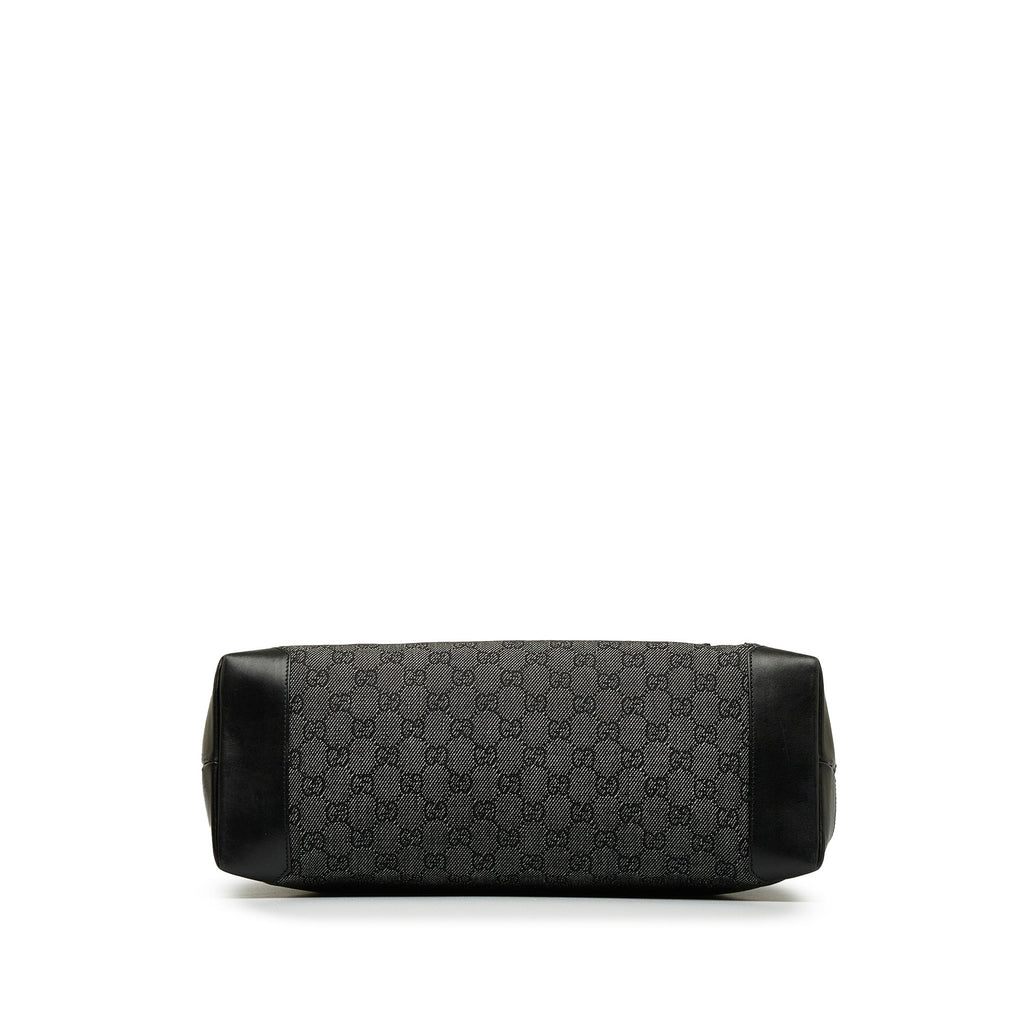 Black Gucci GG Canvas Tote Bag