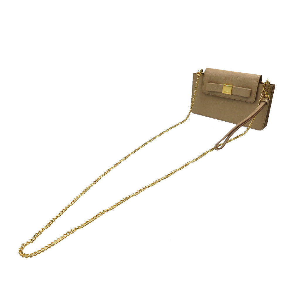PRADA Mobile phones and smartphone accessories 1ZH034 leather beige