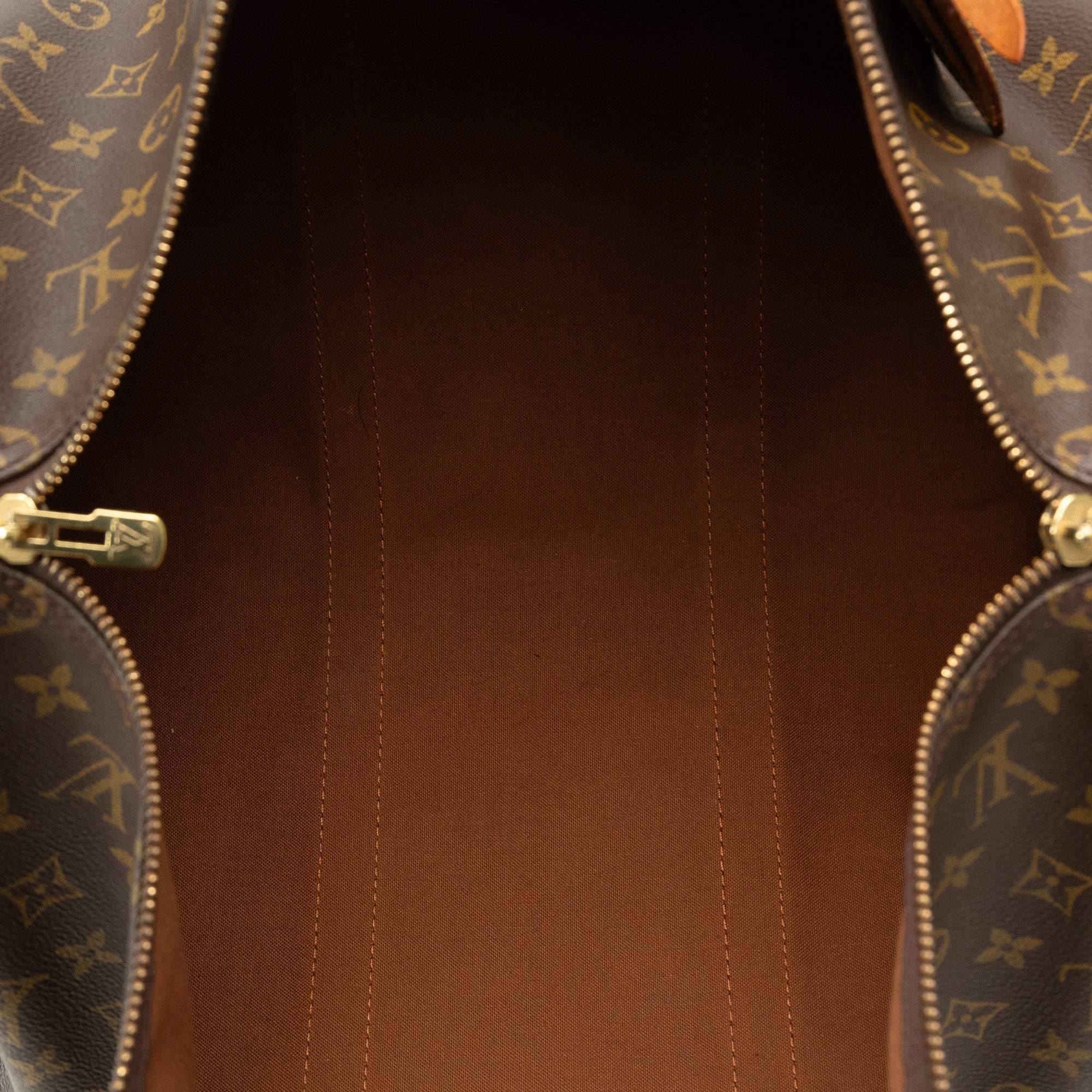 Brown Louis Vuitton Monogram Keepall 50 Travel Bag