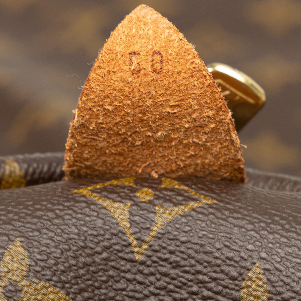 Brown Louis Vuitton Monogram Keepall 50 Travel Bag