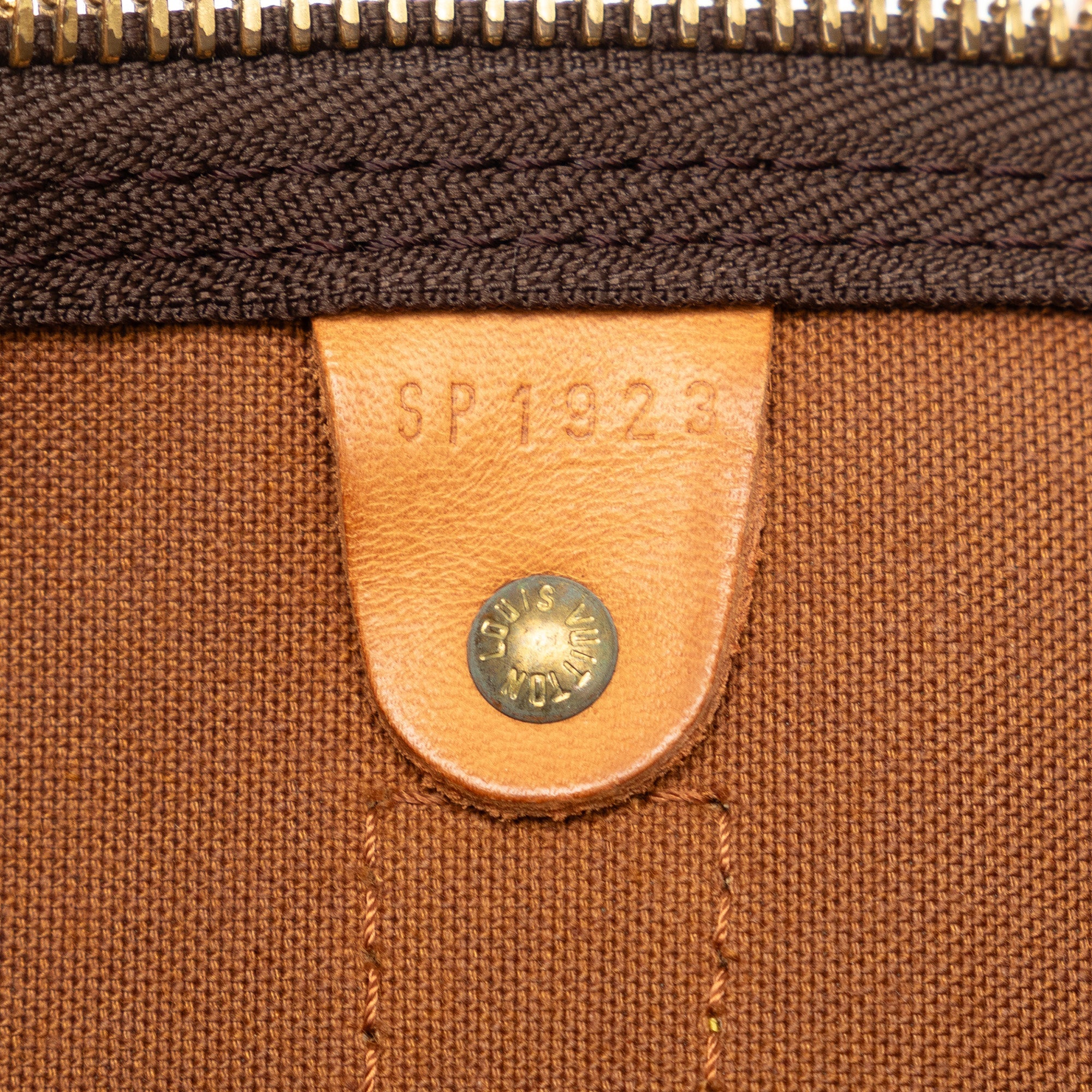 Brown Louis Vuitton Monogram Keepall 50 Travel Bag