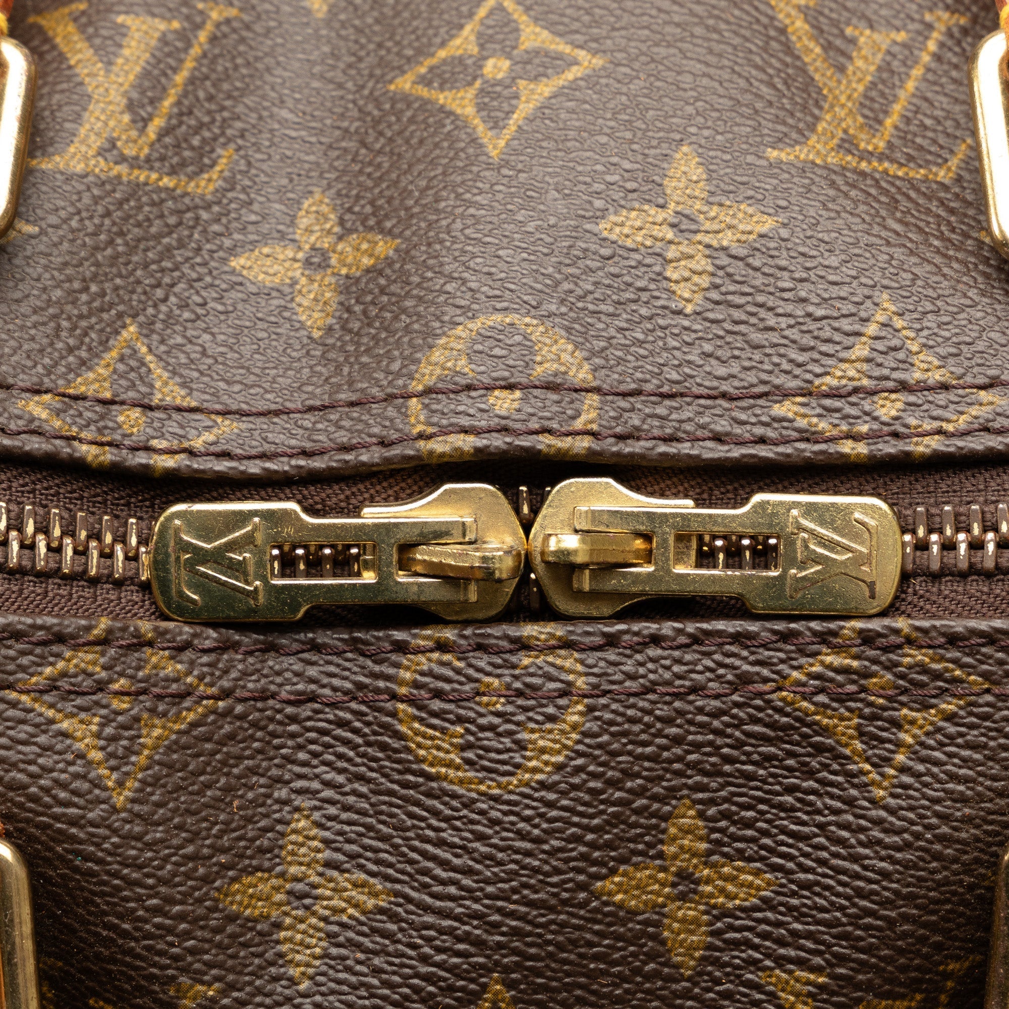 Brown Louis Vuitton Monogram Keepall 50 Travel Bag