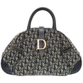 Christian Dior Boston Duffel bag canvas Navy Double saddle Boston Duffel bag Women Used