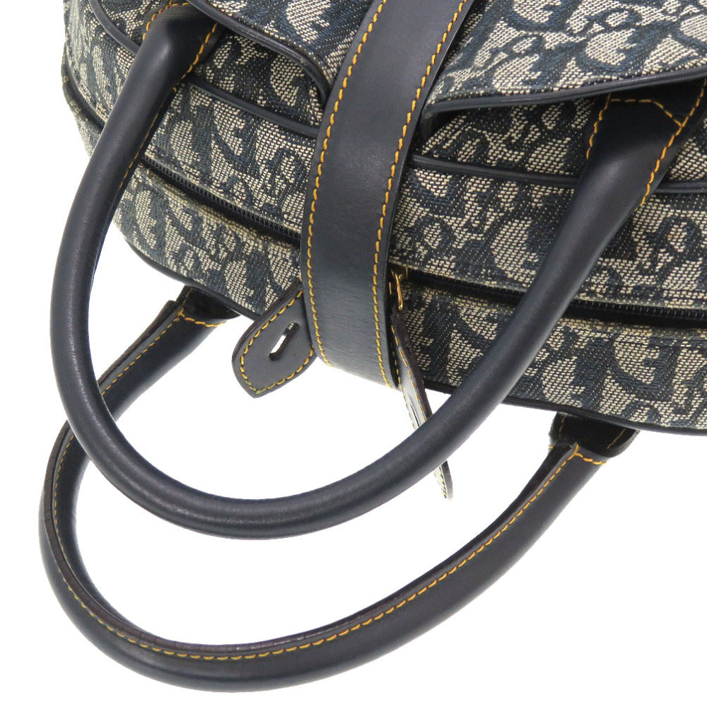 Christian Dior Boston Duffel bag canvas Navy Double saddle Boston Duffel bag Women Used