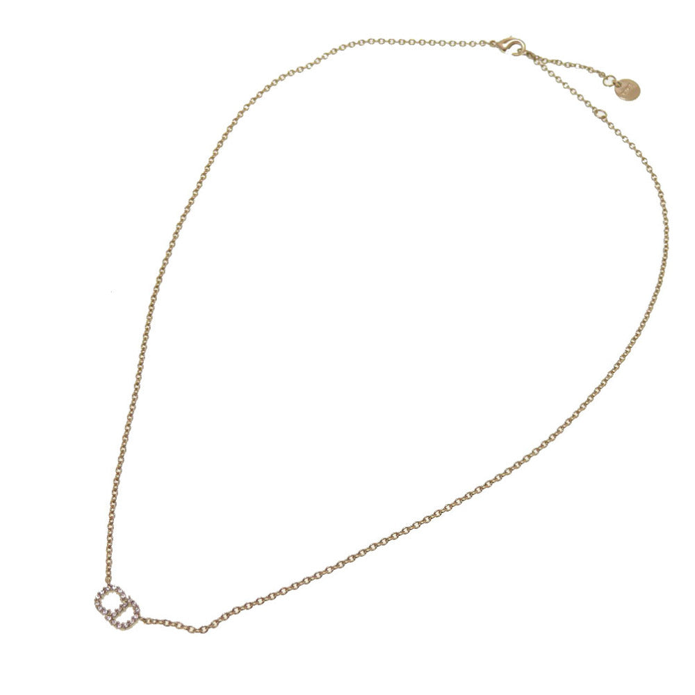 Christian Dior Necklace N0717CDLCY_D301 Stone gold Clairdilune logo CD
