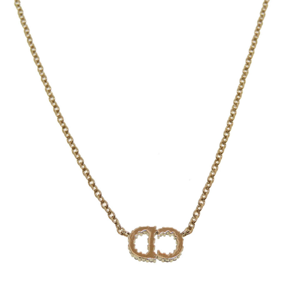 Christian Dior Necklace N0717CDLCY_D301 Stone gold Clairdilune logo CD