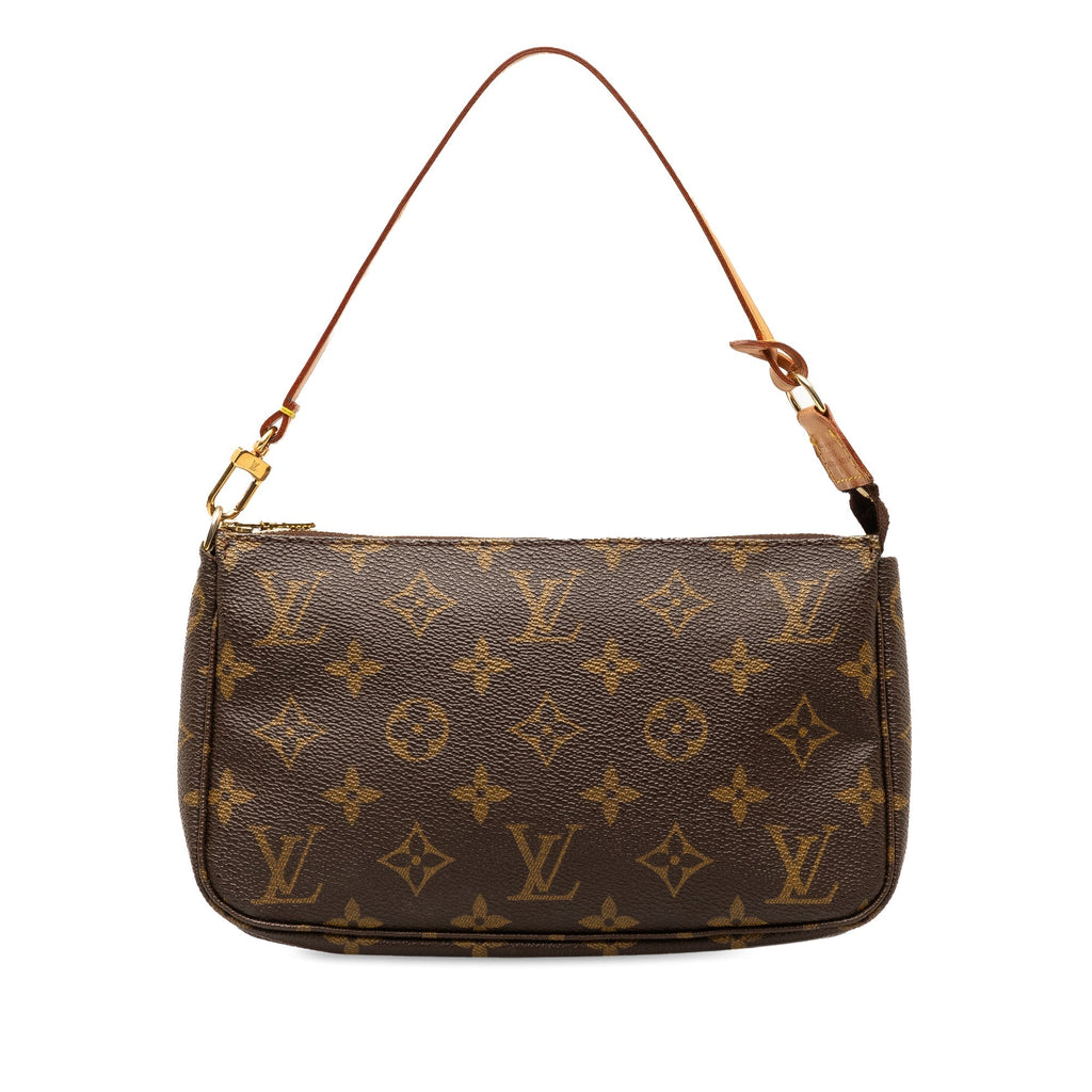 Brown Louis Vuitton Monogram Pochette Accessoires Shoulder Bag