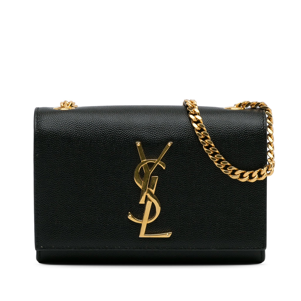 Yves Saint Laurent Kate Small Black Calfskin