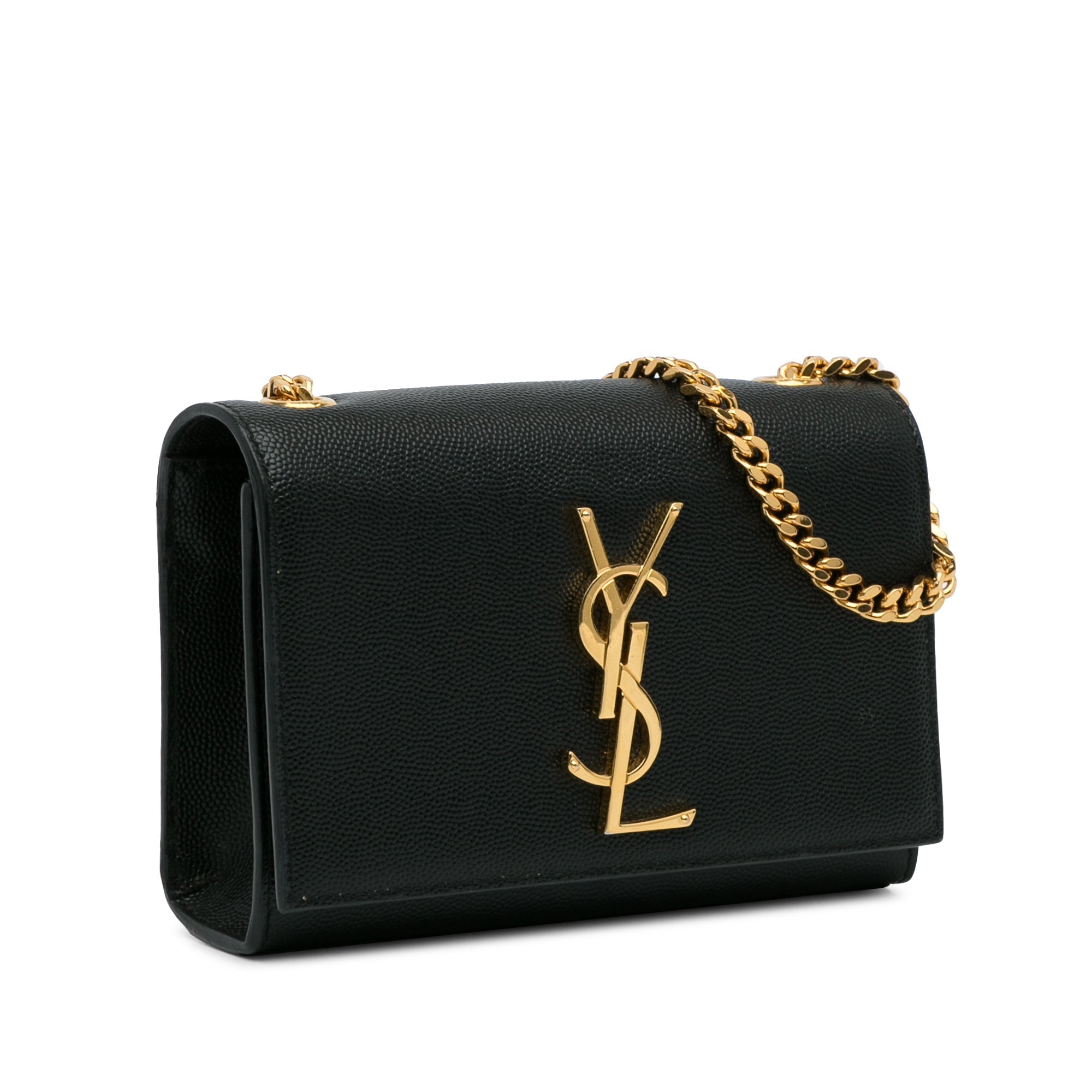 Yves Saint Laurent Kate Small Black Calfskin