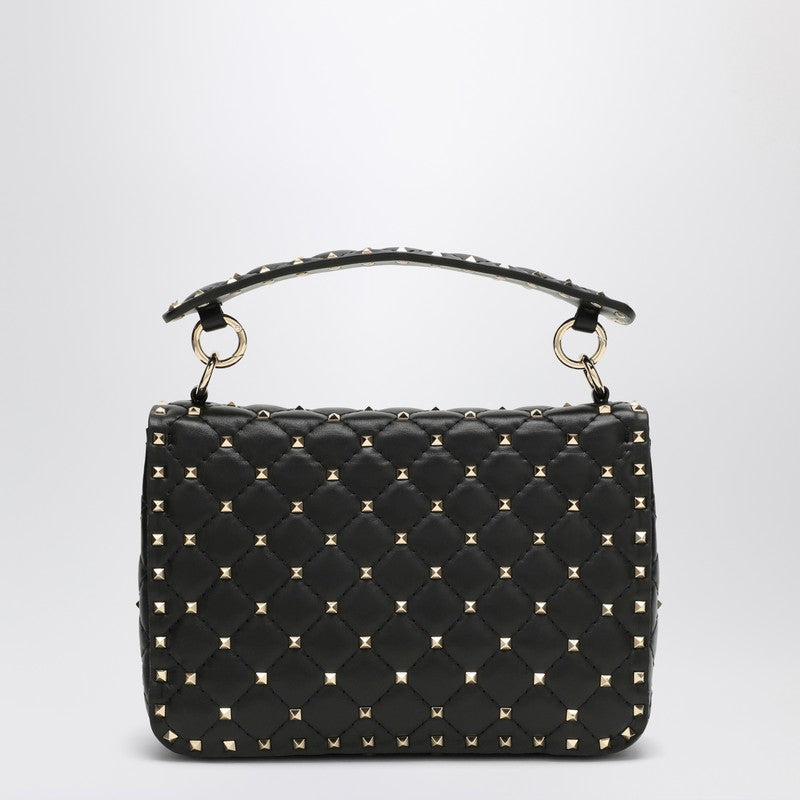 Valentino Garavani Black Rockstud Spike Handbag Women