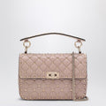 Valentino Garavani Rockstud Spike Handbag In Powder Pink Leather Women
