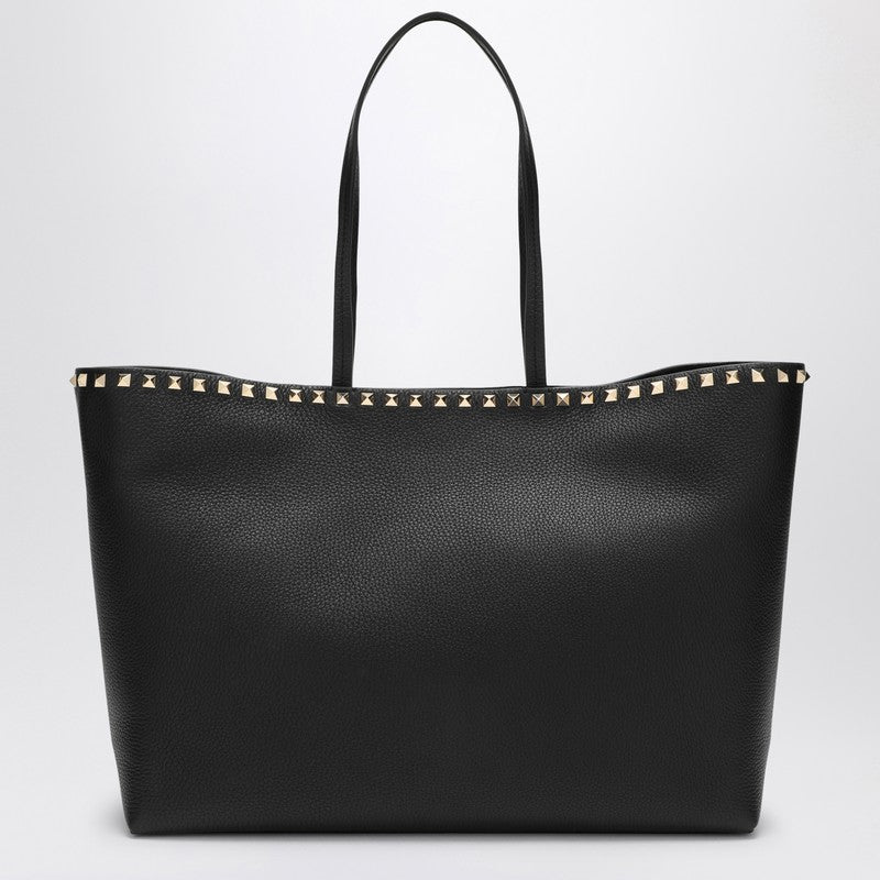 Valentino Garavani Black Studded Tote Bag Women