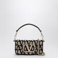 Valentino Garavani Small LocÃƒÆ’Ã‚Â² Bag In Toile Iconographe Beige/Black Women