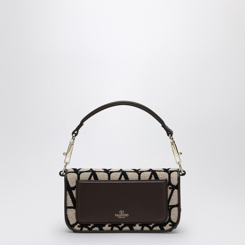 Valentino Garavani Small LocÃƒÆ’Ã‚Â² Bag In Toile Iconographe Beige/Black Women