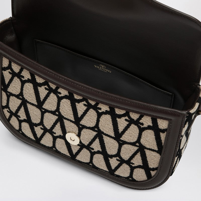 Valentino Garavani LocÃƒÆ’Ã‚Â² Bag In Toile Iconographe Beige/Black Women