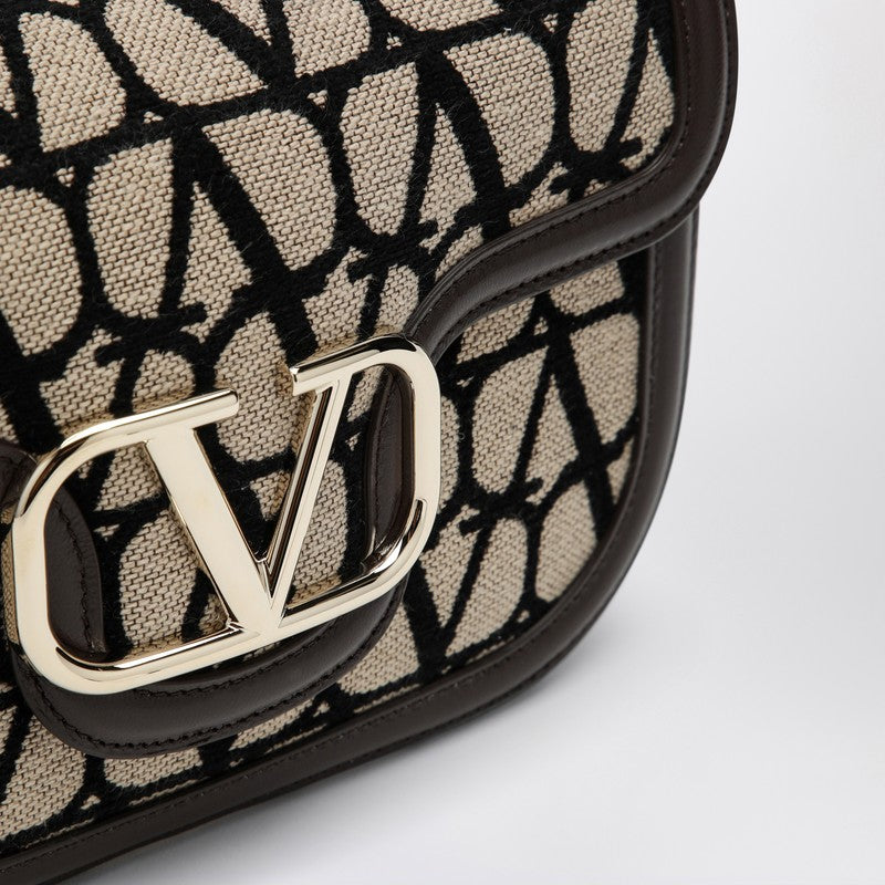 Valentino Garavani LocÃƒÆ’Ã‚Â² Bag In Toile Iconographe Beige/Black Women