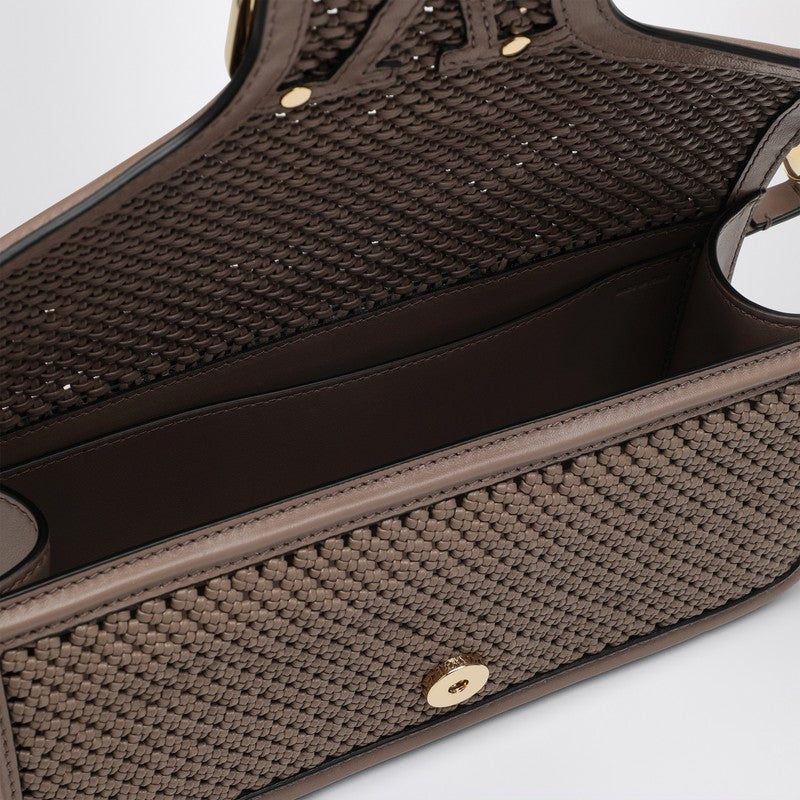 Valentino Garavani Clay-Coloured LocÃƒÆ’Ã‚Â² Bag In Woven Leather Women