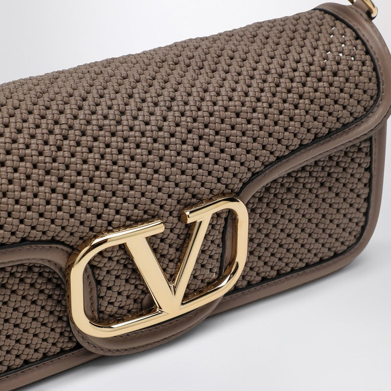 Valentino Garavani Clay-Coloured LocÃƒÆ’Ã‚Â² Bag In Woven Leather Women