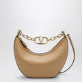 Valentino Garavani Vlogo Moon Cappuccino-Coloured Small Hobo Bag Women
