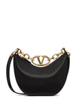 MINI VLOGO MOON BAG IN NAPPA LEATHER WITH CHAIN
