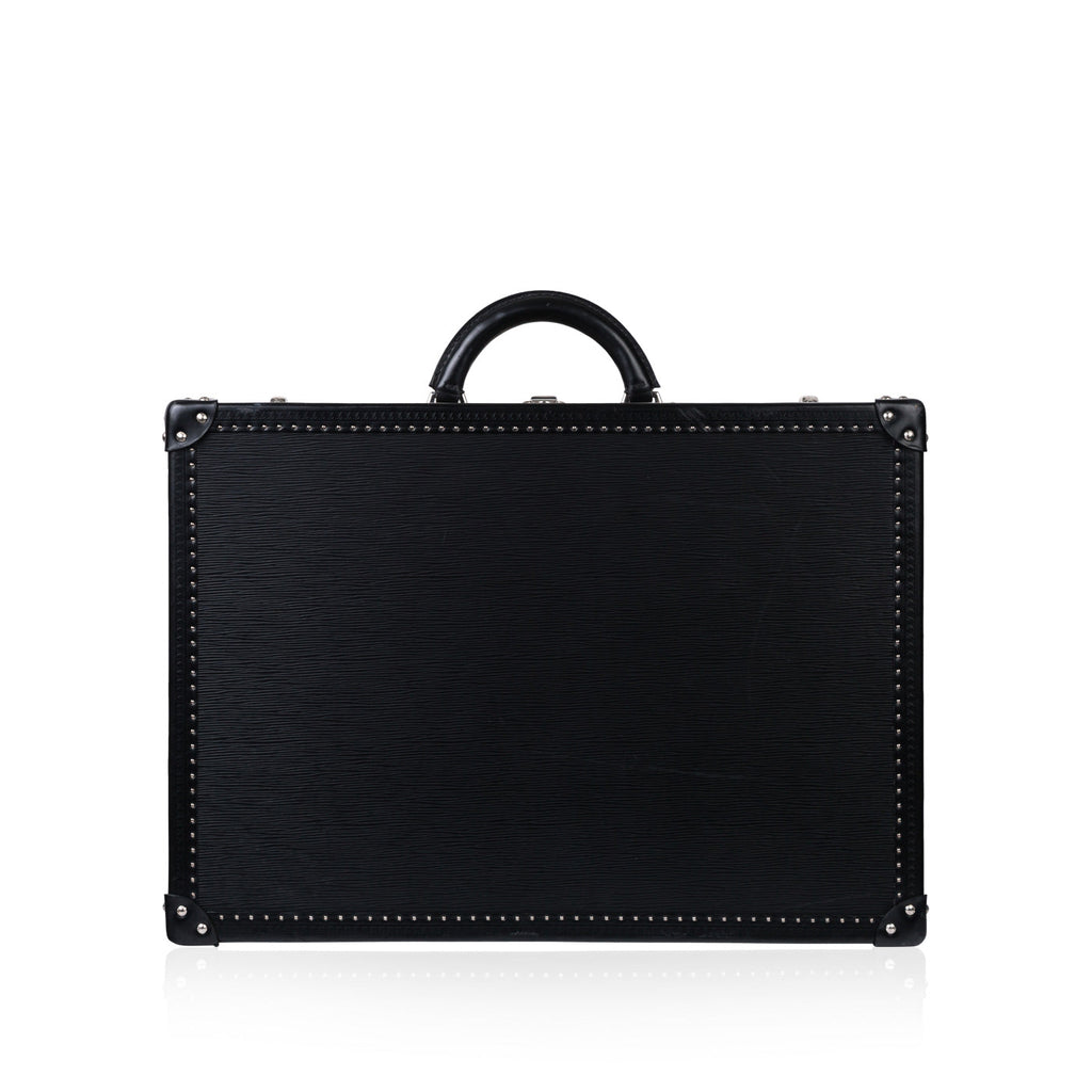 Louis Vuitton Epi Black Leather Trunk
