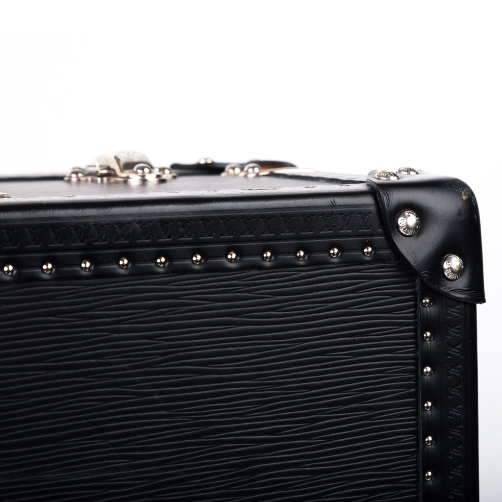 Louis Vuitton Epi Black Leather Trunk