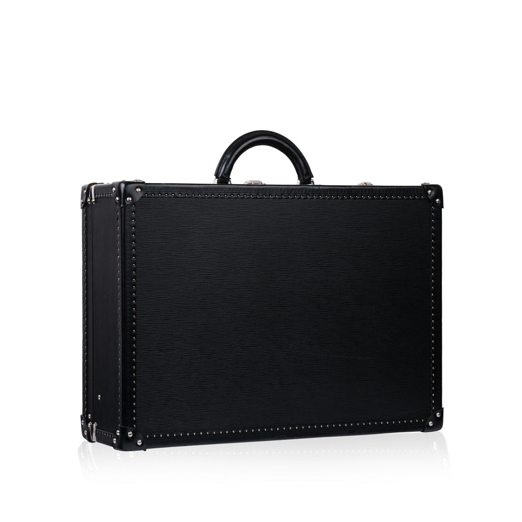 Louis Vuitton Epi Black Leather Trunk