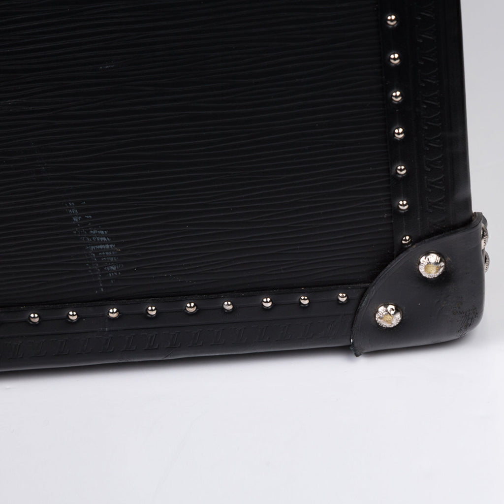 Louis Vuitton Epi Black Leather Trunk