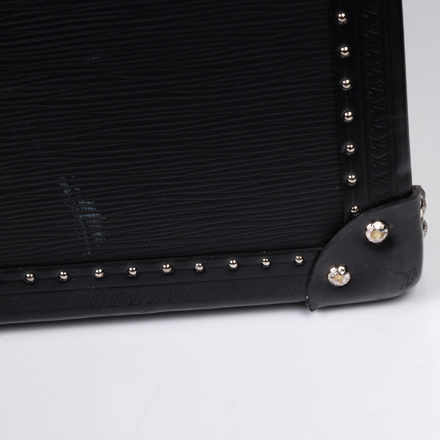 Louis Vuitton Epi Black Leather Trunk