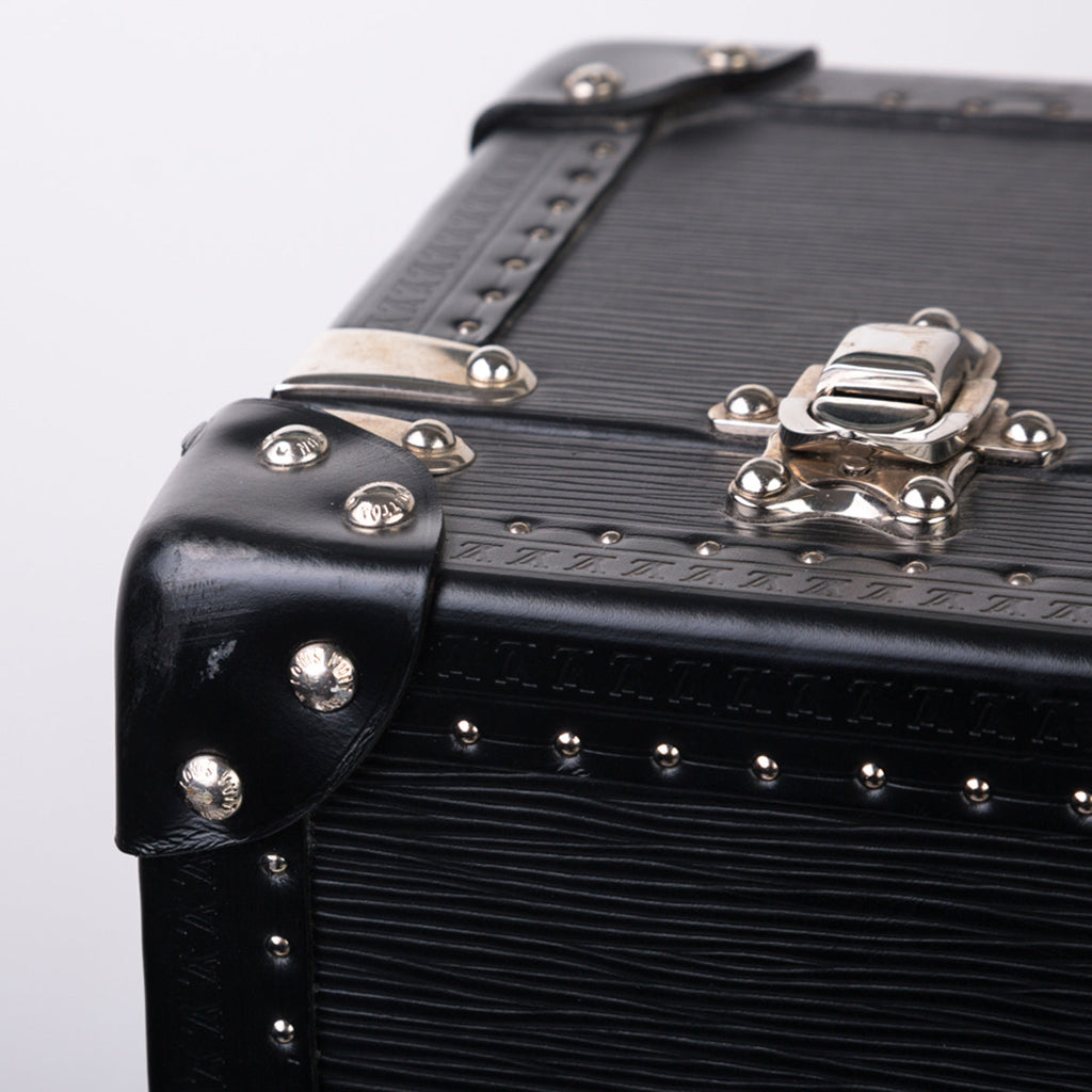 Louis Vuitton Epi Black Leather Trunk