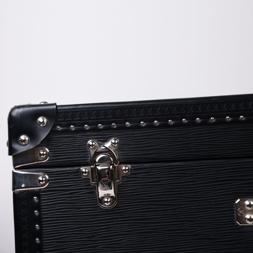 Louis Vuitton Epi Black Leather Trunk
