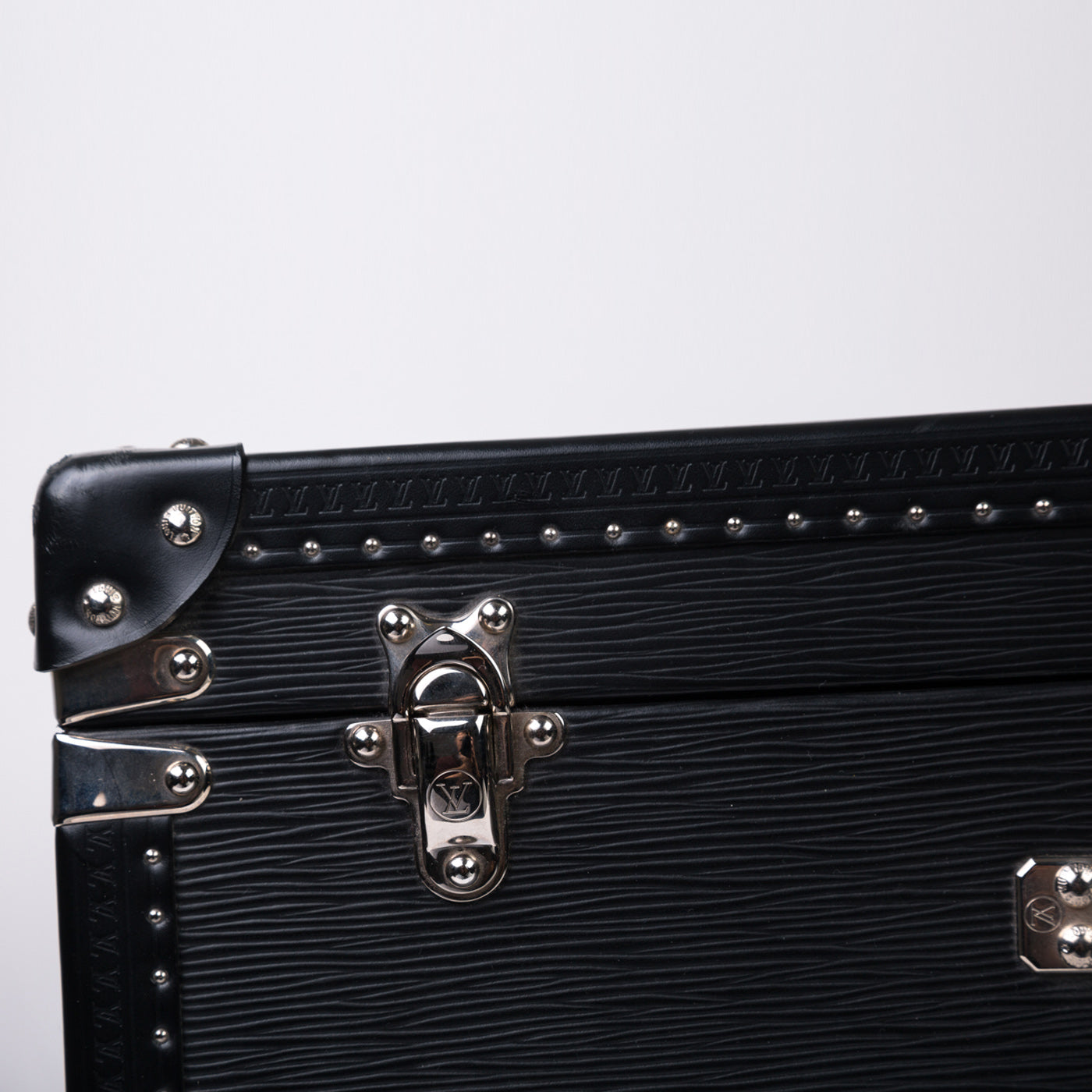 Louis Vuitton Epi Black Leather Trunk