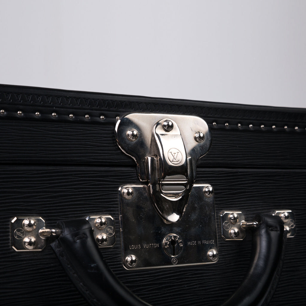 Louis Vuitton Epi Black Leather Trunk